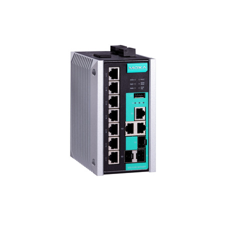 MOXA Mgd Gigabit Eth. Swtch W/ 7 10/100Baset(X)Ports, Eds-510E-3Gtxsfp EDS-510E-3GTXSFP